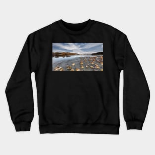 Frozen Derwent Reservoir Crewneck Sweatshirt